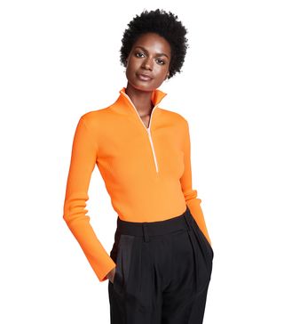 Tibi + Track Zip Up Pullover