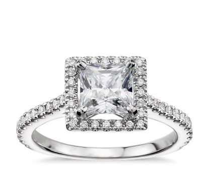 15 Princess-Cut Engagement Rings Too Pretty to Resist | Who What Wear