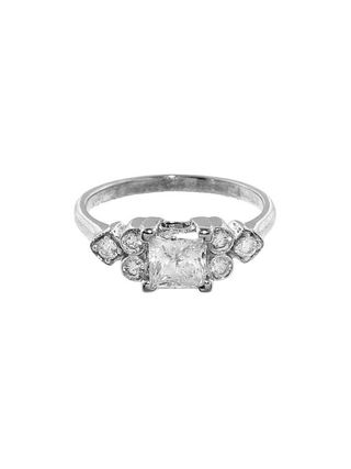 Sethi Couture + Princess Cut Solitaire Ring