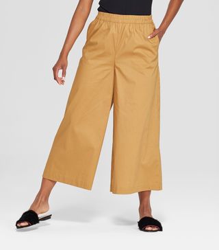 Who What Wear x Target + Wide Leg Ankle Pants