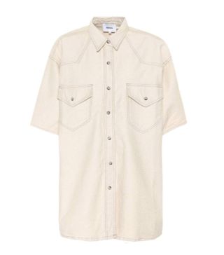 Nanushka + Cotton Short-Sleeved Shirt