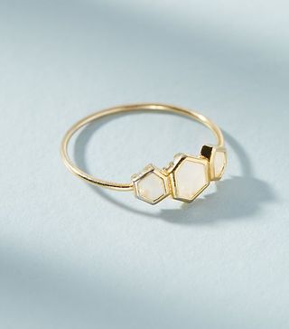 Anthropologie + Honeycomb Ring
