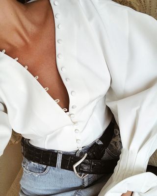 See and Shop the Best White Blouses of the Season | Who What Wear