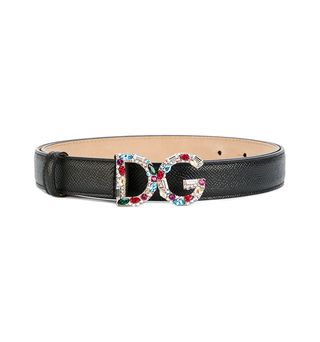 Dolce & Gabbana + Logo Plaque Belt