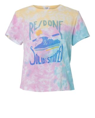 Re/Done x Solid & Striped + Venice Tie Dye T-Shirt