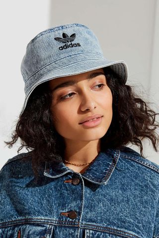 Urban Outfitters x Adidas + Denim Bucket Hat