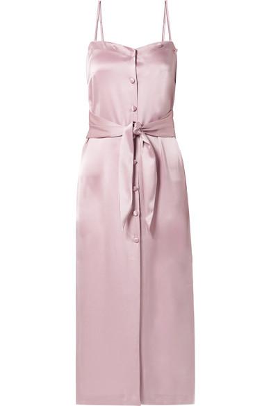 Nanushka + Soraya Satin Midi Dress