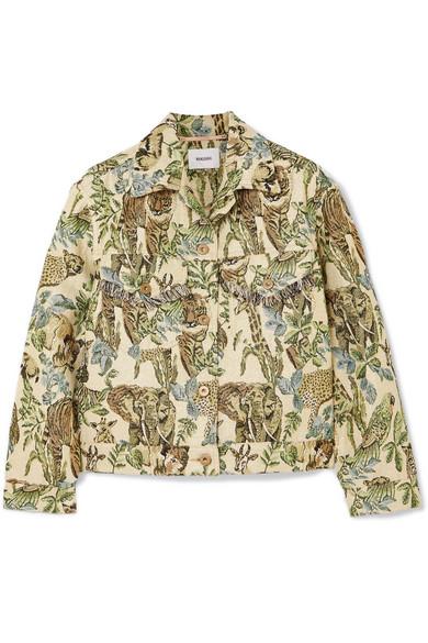 Nanushka + Kiowa Metallic Jacquard Jacket