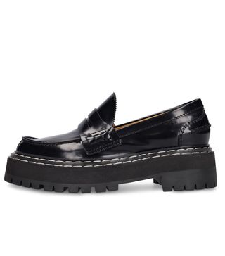 Proenza Schouler + 30mm Lug Sole Leather Loafers