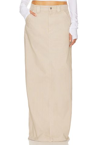 Helsa + Workwear Long Skirt