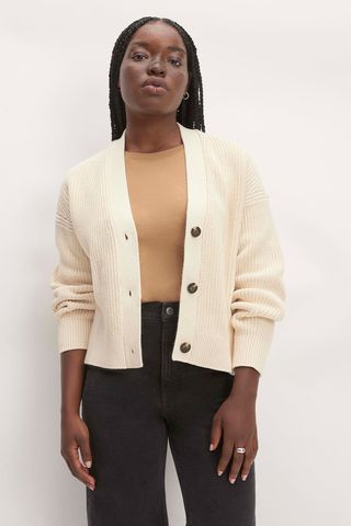 Everlane + The Organic Cotton Relaxed Cardigan
