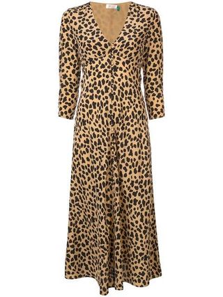 Rixo London + Leopard Mini Dress