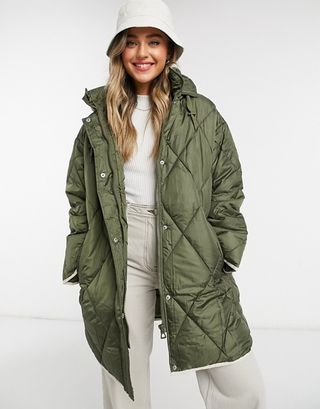 ASOS + Quilted Puffer