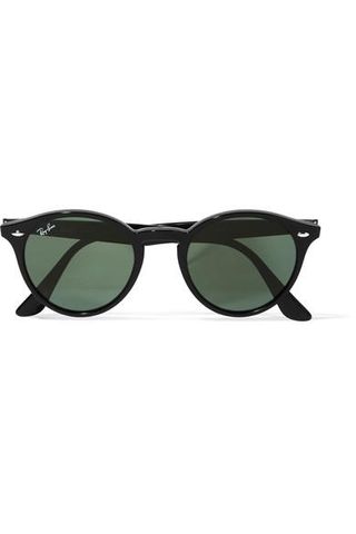 Ray-Ban + Round-Frame Acetate Sunglasses