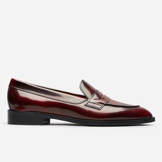 Everlane + Penny Loafers in Oxblood