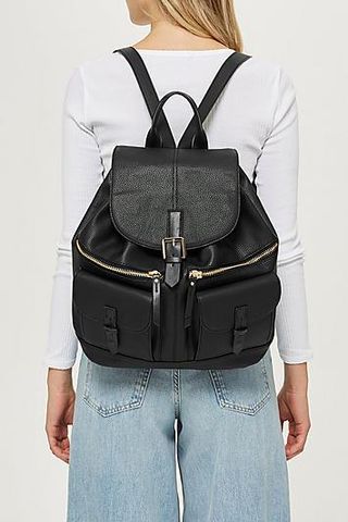 Topshop + Double Pocket Backpack