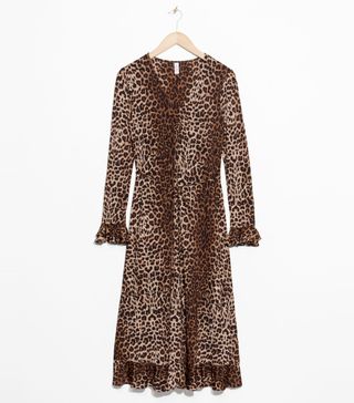 & Other Stories + Leopard Print Midi Dress