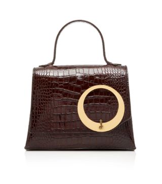 Trademark + Harriet Croc-Embossed Leather Bag