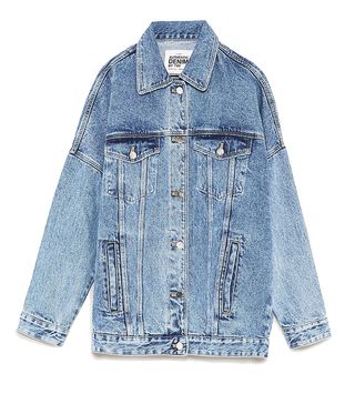 Zara + Oversized Denim Jacket