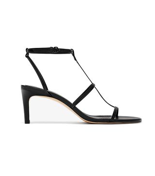 Zara + Leather Strappy High-Heel Sandals