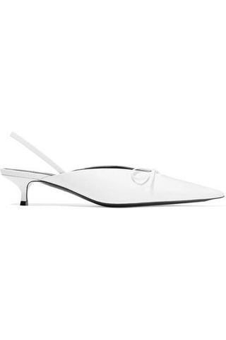 Balenciaga + Knife Leather Slingback Pumps