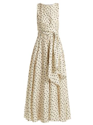 Diane von Furstenberg + Polka-Dot Silk Dress
