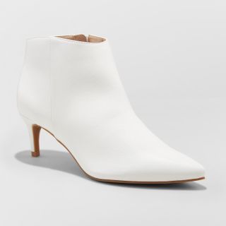 A New Day + Dominique Pointed Kitten Heel Booties