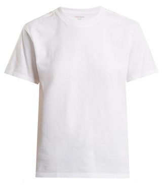Hanes x Karla + The Crew Cotton-Jersey Cropped T-Shirt