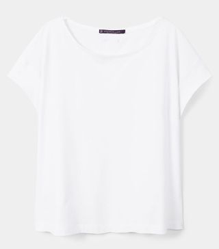 Violeta by Mango + Essential Cotton-Blend T-Shirt
