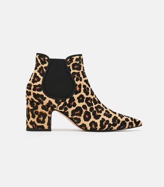 Zara + Leopard Boots