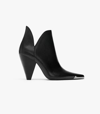 Zara + Ankle Boots with Metal Plate