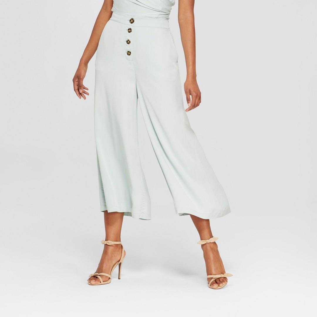Who What Wear + Wide Leg Crop Pants
