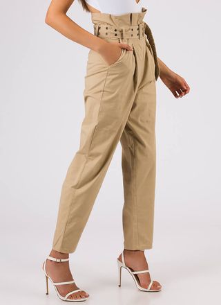 GoJane + Belt It Out Paper-Bag Waist Trousers