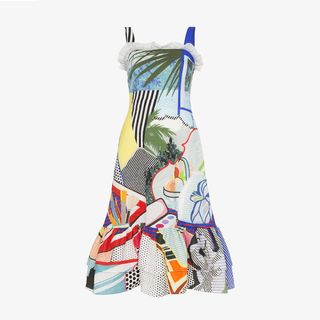 Mary Katrantzou + Kara Pop Art Sleeveless Dress