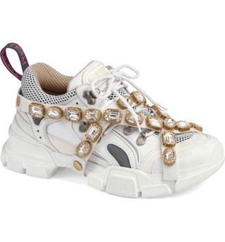 Gucci + Journey Jewel Embellished Sneakers