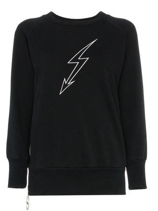 Givenchy + Lightning Bolt Graphic Sweatshirt