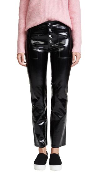 RtA Denim + Theadora Patent Leather Pants