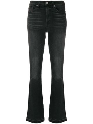Hudson Jeans + High Waisted Flared Jeans