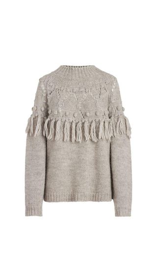 Rachel Zoe + Shirley Fringe-Detail Knit Sweater