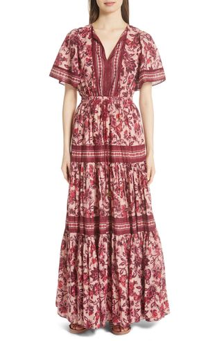 Kate Spade New York + Paisley Blossom Maxi Dress