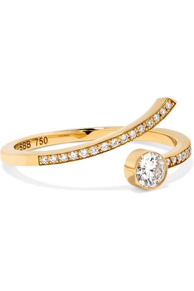 Sophie Bille Brahe + Amour 18-Karat Gold Diamond Ring