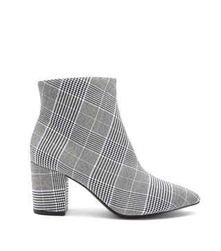 Forever 21 + Glen Plaid Ankle Booties