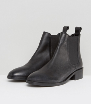 ASOS + Leather Chelsea Ankle Boots