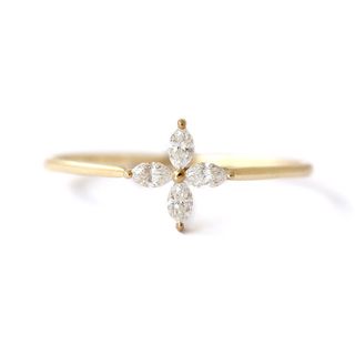 Artemer + Marquise Diamond Engagement Ring