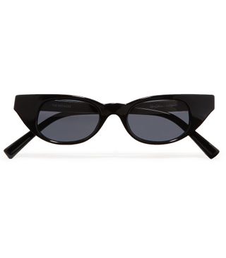Le Specs + The Breaker Cat-Eye Acetate Sunglasses