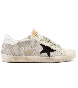 Golden Goose Deluxe Brand + Super Star Low-Top Leather Trainers