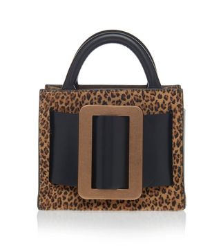 Boyy + Bobby 16 Leopard-Print Calf Hair Bag