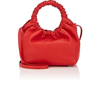 The Row + Double-Circle Leather Small Bag