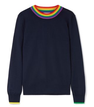 Burberry + Striped Merino Wool Sweater