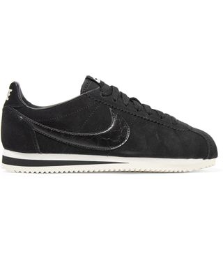 Nike + Classic Cortez Leather-Trimmed Suede Sneakers